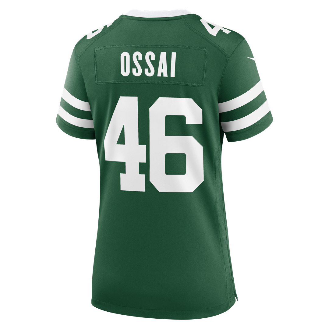 Joseph Ossai New York Jets Women's Team Game Jersey - Legacy Green