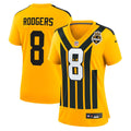 Aaron Rodgers Pittsburgh Steelers Women's Alternate 1933 Throwback Game Jersey - Gold
