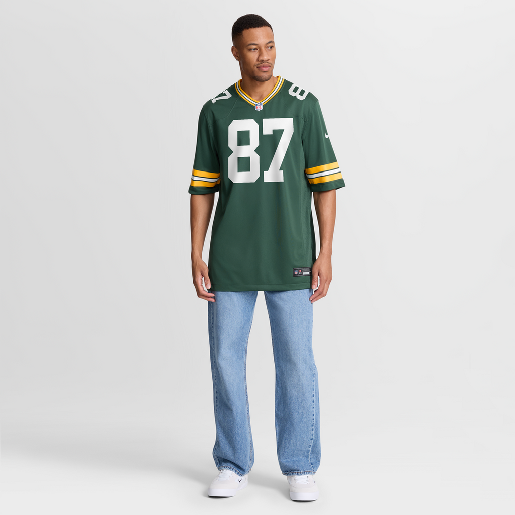 Willie Davis Green Bay Packers Game Retired Player Jersey - Green