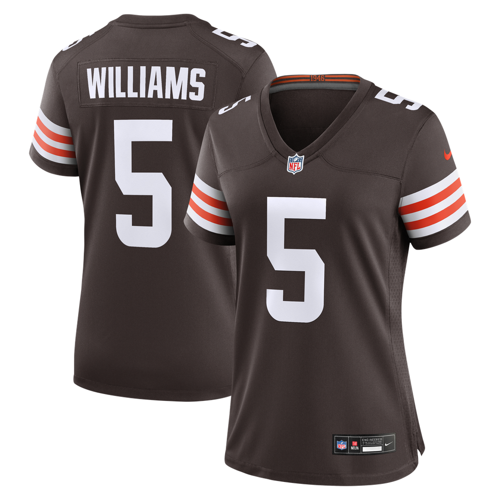 Quincy Williams Cleveland Browns Women's Team Game Jersey - Brown