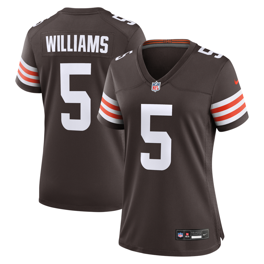 Quincy Williams Cleveland Browns Women's Team Game Jersey - Brown