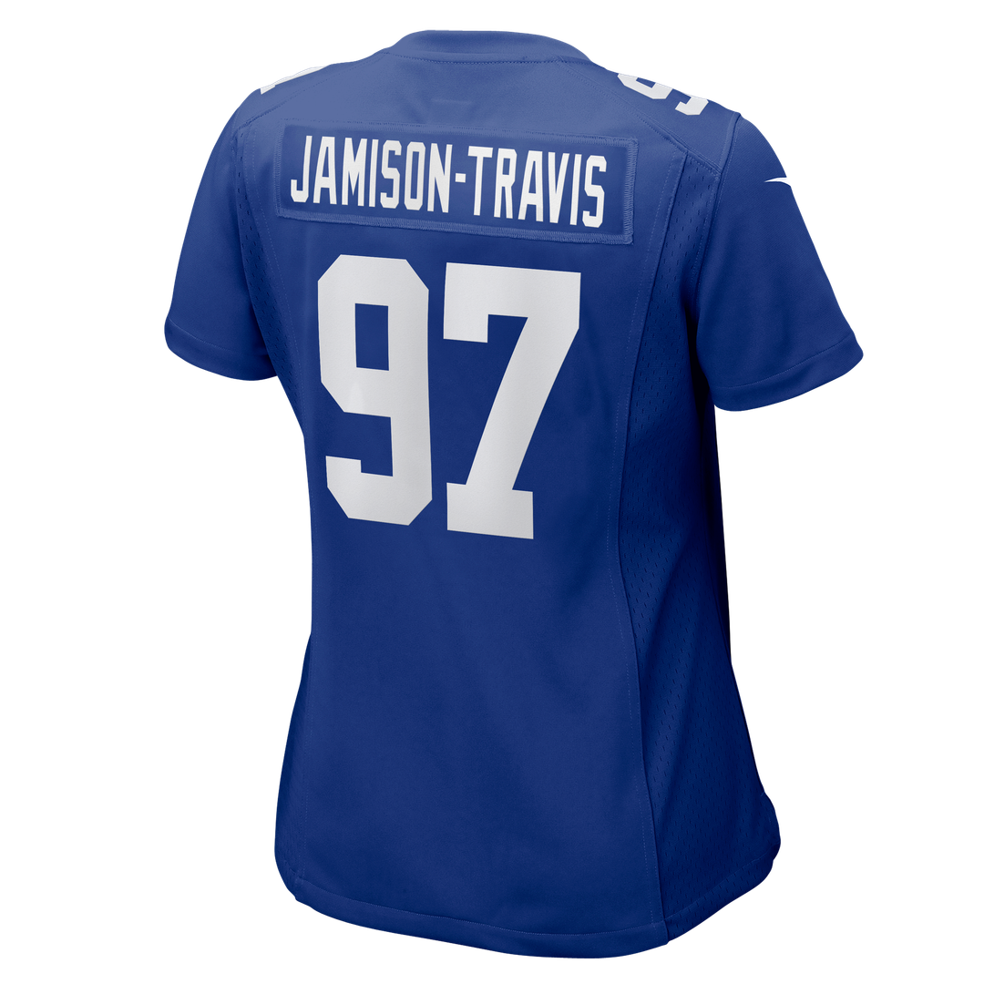 Bobby Jamison - Travis New York Giants Women's Team Game Jersey - Royal