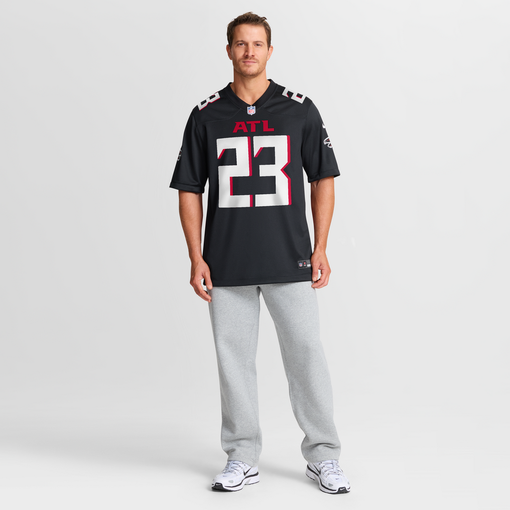 DeMarcco Hellams Atlanta Falcons Team Game Jersey - Black