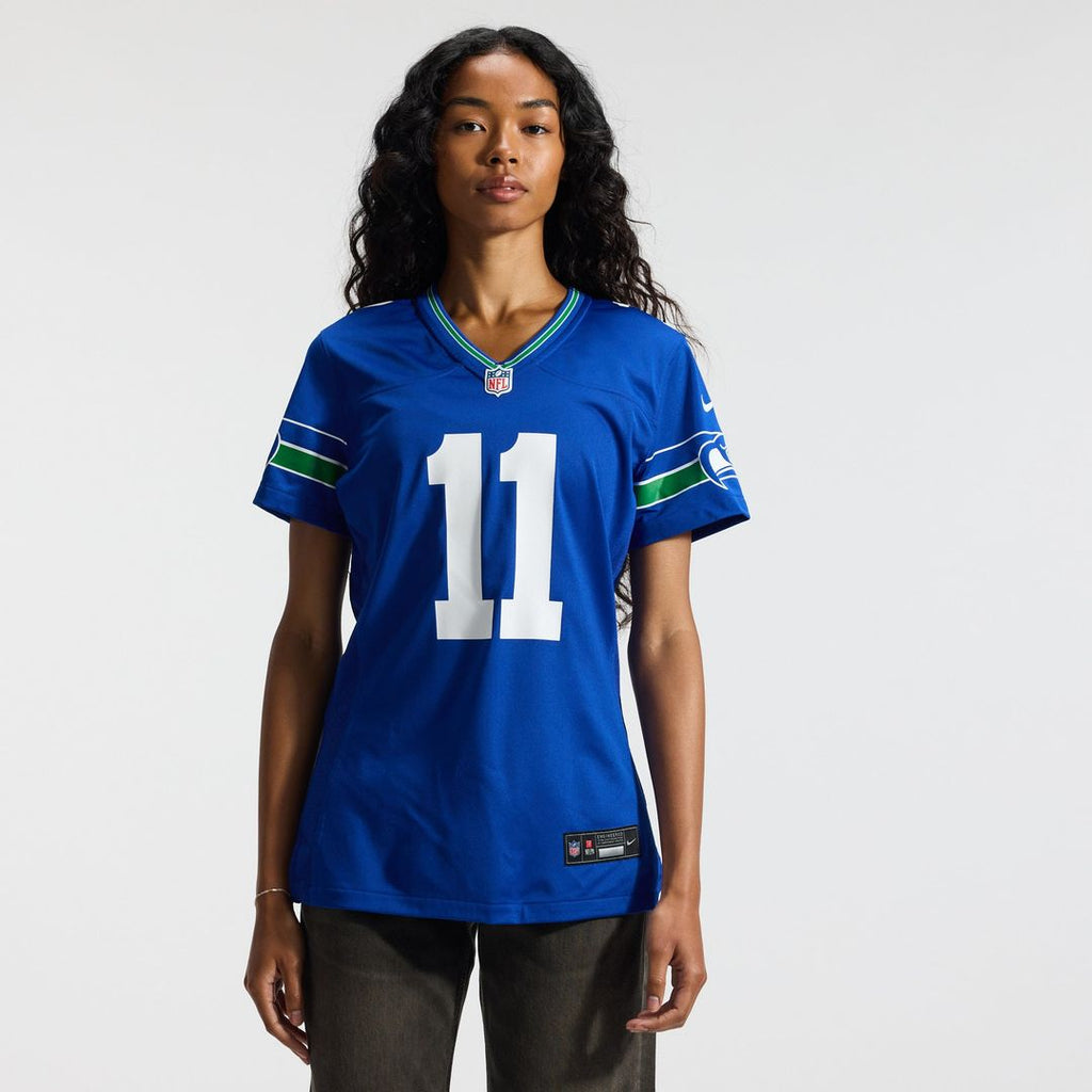 Jaxon Smith - Njigba Seattle Seahawks Women's Game Jersey - College Navy