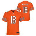 Caleb Williams Chicago Bears Youth Game Jersey - Orange