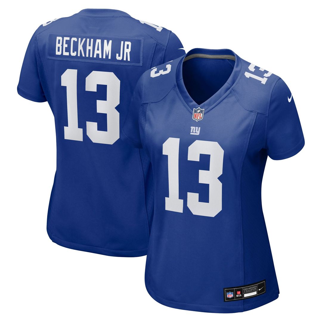 Odell Beckham Jr. New York Giants Women's Team Game Jersey - Royal
