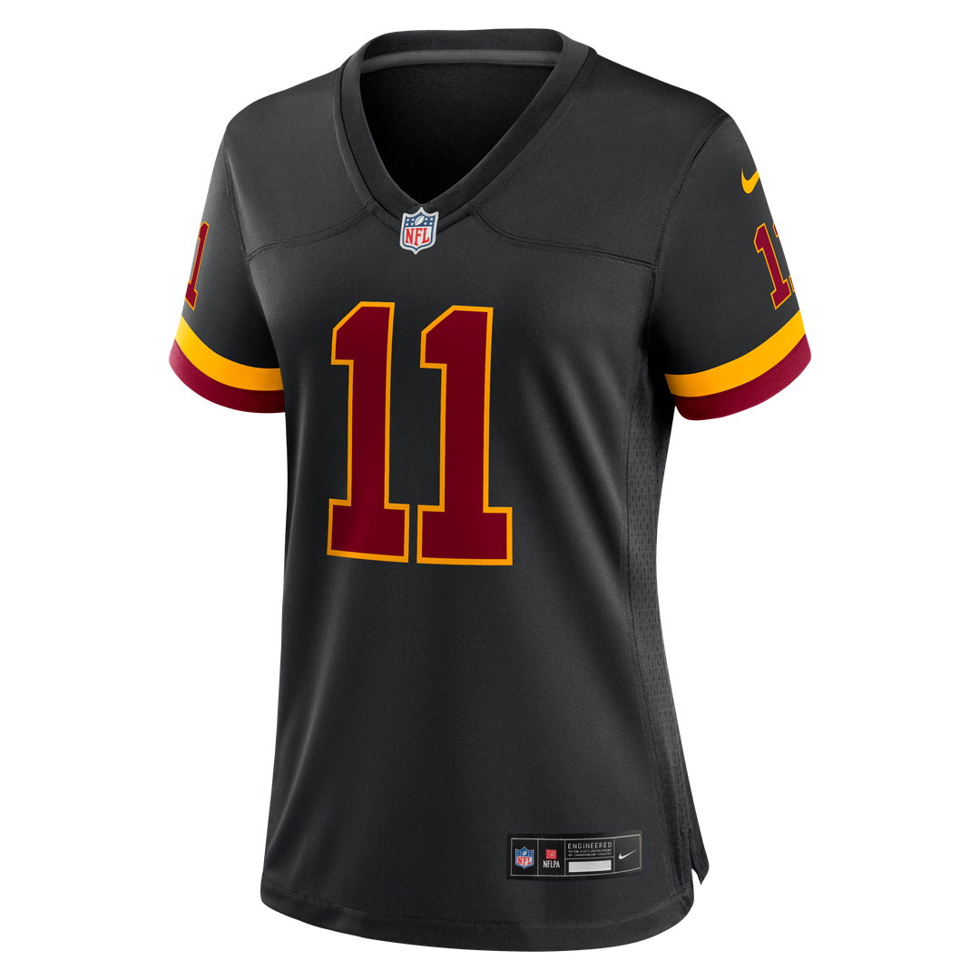 Luke McCaffrey Washington Commanders Women's Hail Raiser Alternate Game Jersey - Black