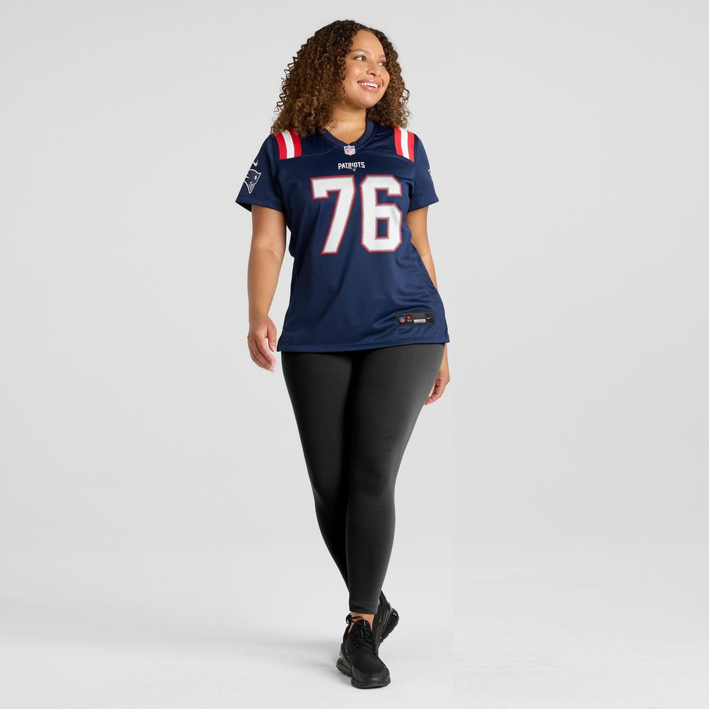 Morgan Moses New England Patriots Women's Team Game Jersey - Navy