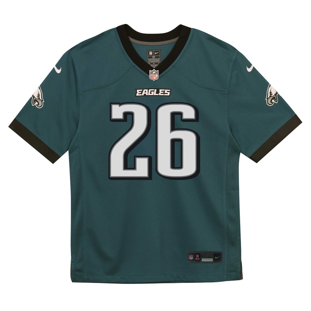 Saquon Barkley Philadelphia Eagles Infant Team Game Jersey - Midnight Green