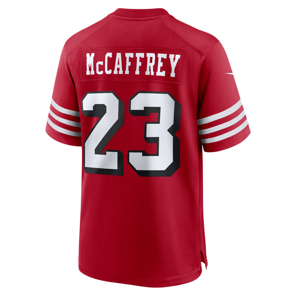 Christian McCaffrey San Francisco 49ers Alternate Game Player Jersey - Scarlet