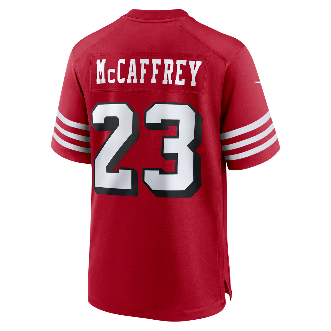Christian McCaffrey San Francisco 49ers Alternate Game Player Jersey - Scarlet