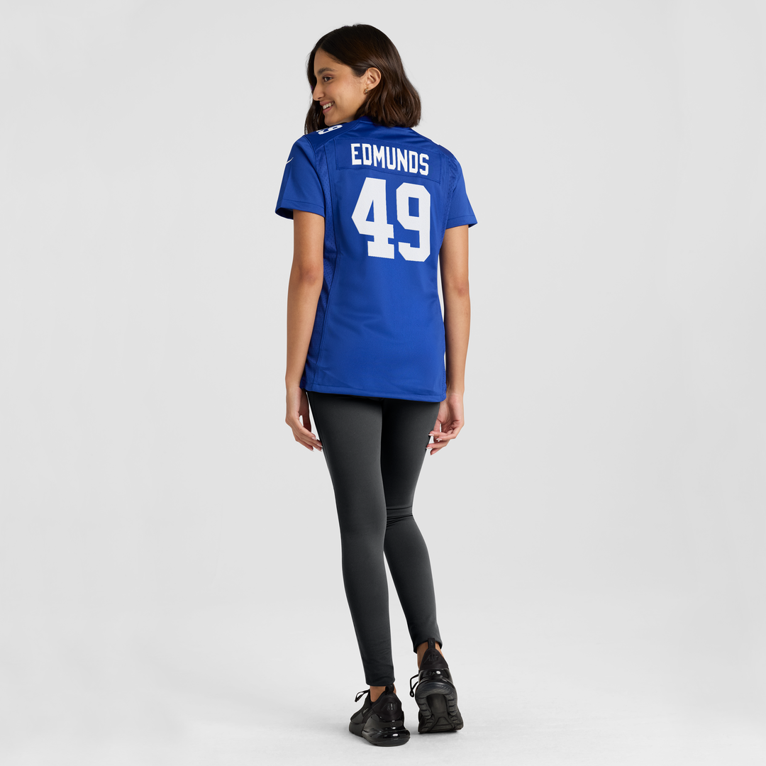 Tremaine Edmunds New York Giants Women's Team Game Jersey - Royal