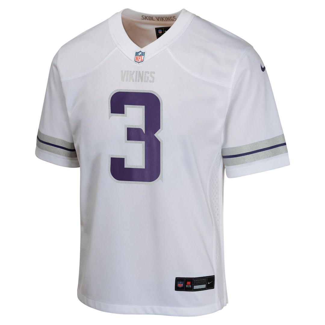 Jordan Addison Minnesota Vikings Youth Game Jersey - White