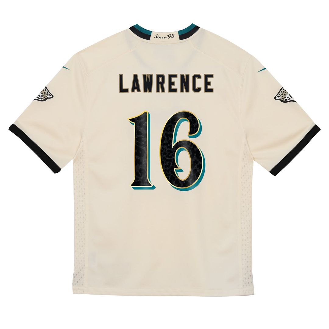 Trevor Lawrence Jacksonville Jaguars Toddler 2026 Rivalries Collection Game Jersey - Natural