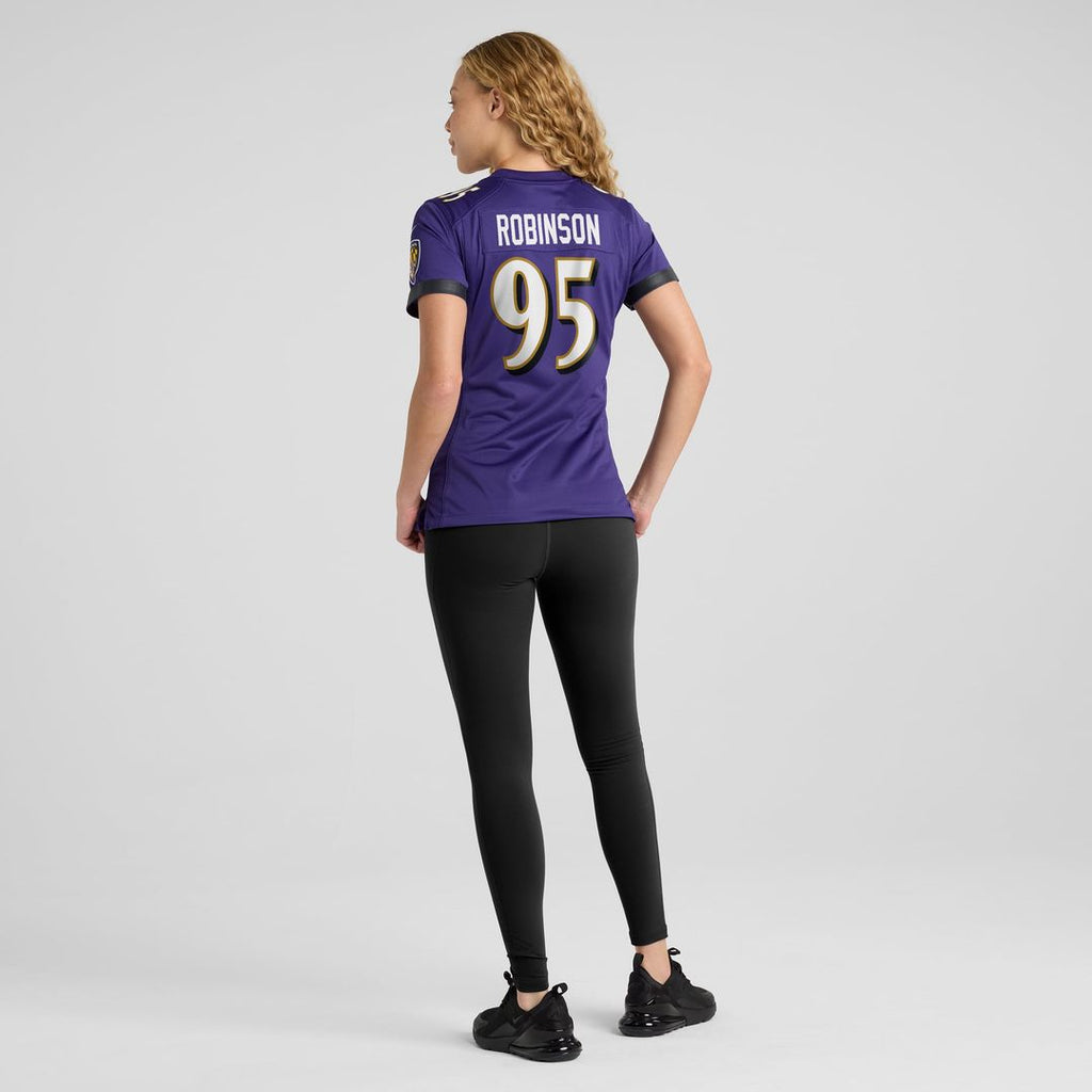 Tavius Robinson Baltimore Ravens Women's Game Jersey - Purple