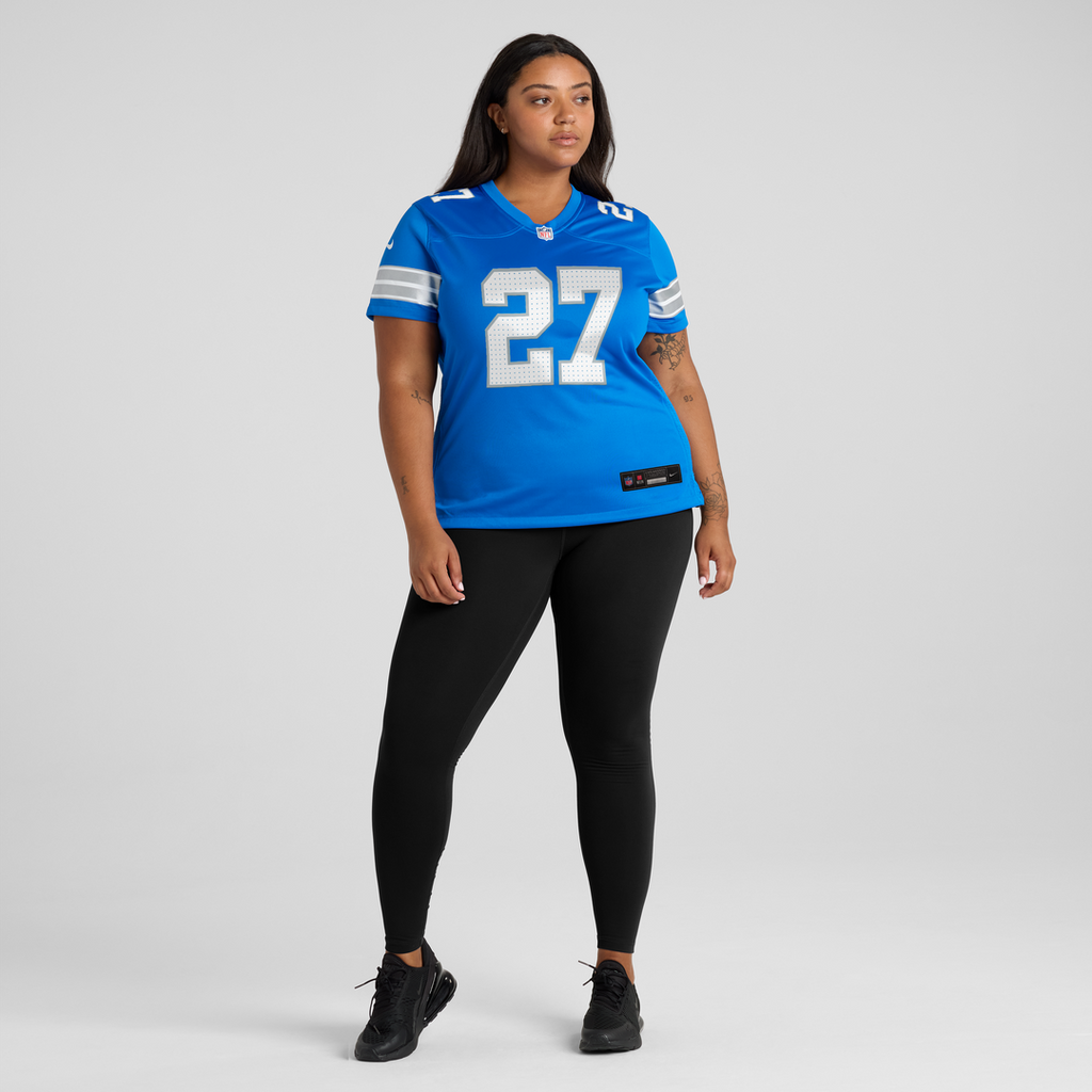 Arthur Maulet Detroit Lions Women's Team Game Jersey - Blue