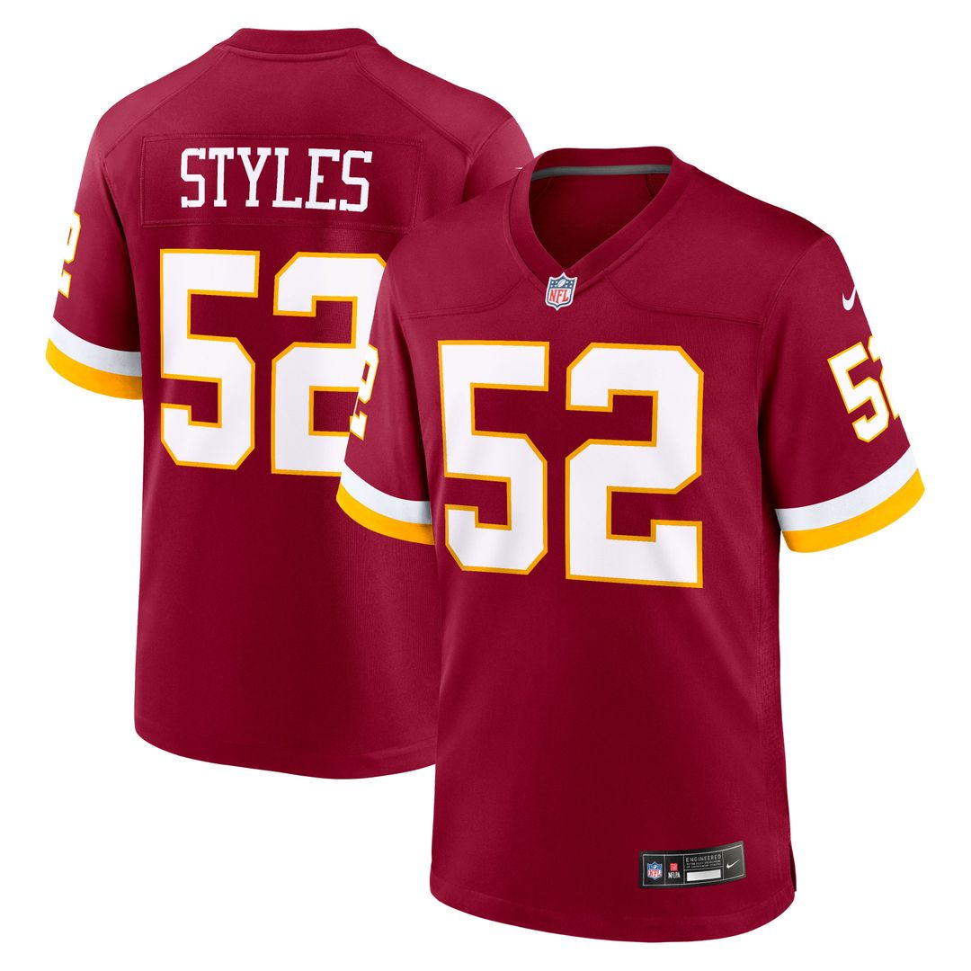 Sonny Styles Washington Commanders Team Game Jersey - Burgundy