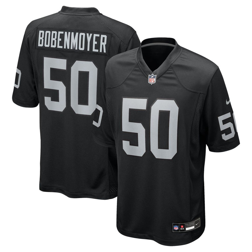 Jacob Bobenmoyer Las Vegas Raiders Game Player Jersey - Black