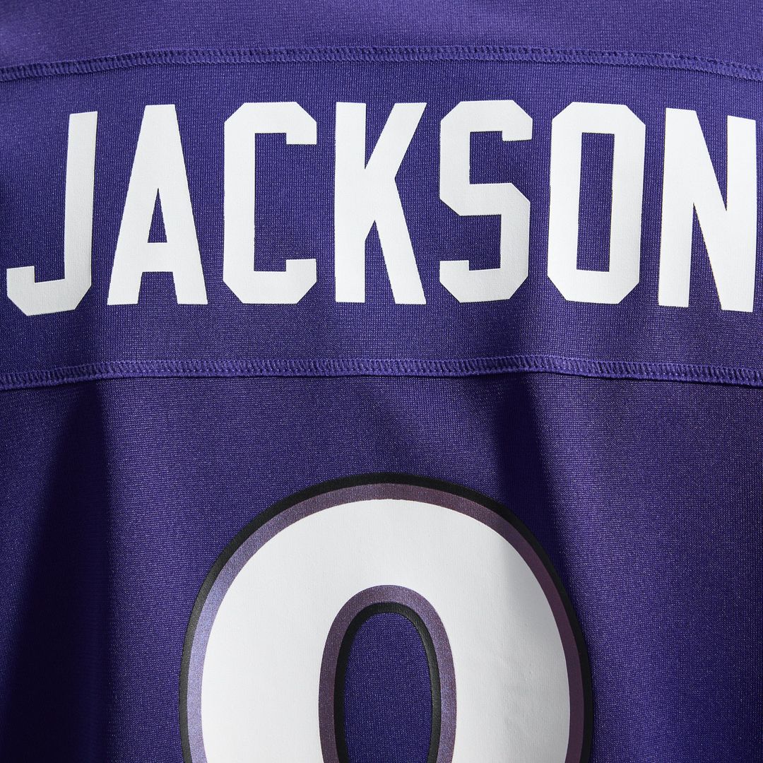 Lamar Jackson Baltimore Ravens Team Game Jersey - Purple