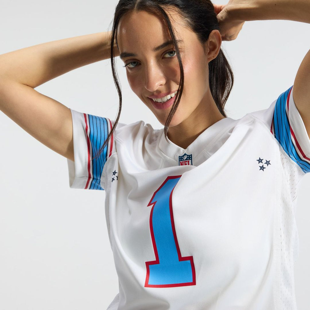 Cameron Ward Tennessee Titans Women's Game Jersey - White