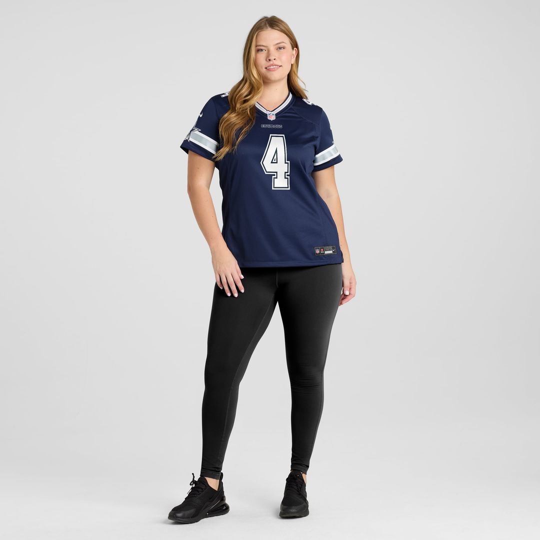 Dak Prescott Dallas Cowboys Women's Game Team Jersey - Navy