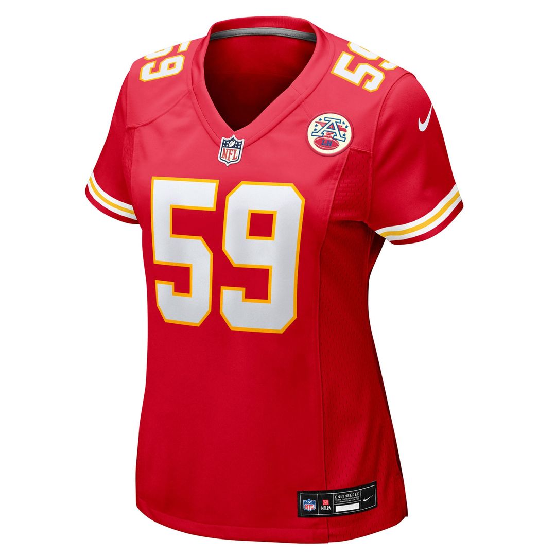 Cooper McDonald Kansas City Chiefs Women's Team Game Jersey - Red