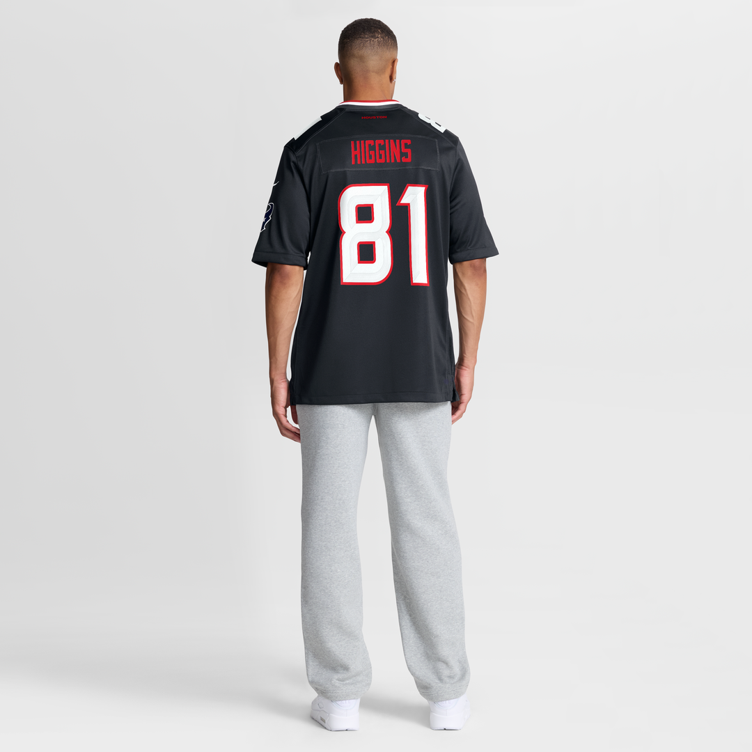 Jayden Higgins Houston Texans Game Jersey - Navy