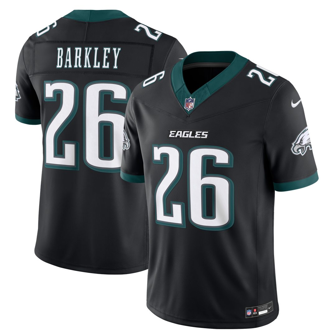 Saquon Barkley Philadelphia Eagles Team Vapor F.U.S.E. Stitched Limited Jersey - Midnight Green