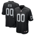 Jim Otto Las Vegas Raiders Game Retired Player Jersey - Black